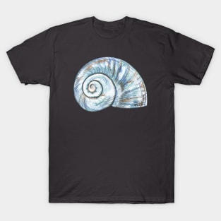 Blue seashell T-Shirt